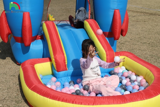 Fête intérieure en plein air maison gonflable de rebond pour tout-petits maison de rebond combinée avec trampoline de basket-ball