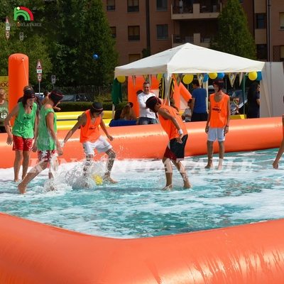 Fabrique personnalisée PVC terrain de football gonflable terrain de football gonflable pour le jeu de sport en plein air