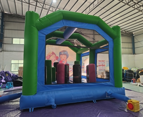 Arène de combat gonflable Adultes enfants Trampoline Parc gonflable Gladiateur Jeu de bataille Joust Bounce Castle