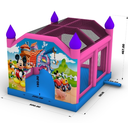 Maison gonflable pour les garçons Mickey Mouse Saut gonflable Château gonflable Maison gonflable pour les adultes