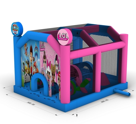 Château à saut gonflable avec trampoline à obstacles