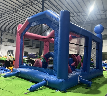 Château à saut gonflable avec trampoline à obstacles