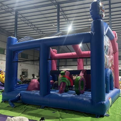 Château à saut gonflable avec trampoline à obstacles