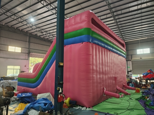 Commercial Grade PVC Spider-Man Glisse d'eau gonflable maison de rebond Combo Course d'obstacles Glisse gonflable Glisse d'eau