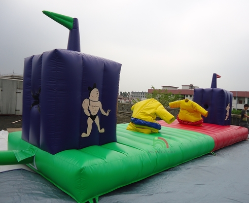 Maison gonflable de carnaval de jeu gonflable de haute qualité, costumes de sumo, course de bungee pour adultes et enfants ﻿