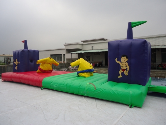 Maison gonflable de carnaval de jeu gonflable de haute qualité, costumes de sumo, course de bungee pour adultes et enfants ﻿