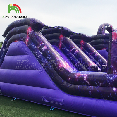 Activités sportives commerciales en plein air Adultes Bouncer Course d'obstacles gonflables pour enfants