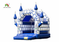 Air commercial blanc bleu d'enfants sautant les jouets gonflables de château avec le toit