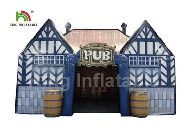 Cabine extérieure de bar tente gonflable hermétique d'événement de 8 x de 6m avec l'impression de Digital