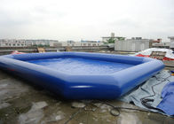 Grandes piscines gonflables portatives mobiles avec la couleur adaptée aux besoins du client, matériel mou de PVC