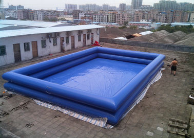 Piscines gonflables de bâche de PVC de doubles couches au-dessus de la terre pour le ménage