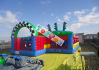 Course gonflable de parcs d'attractions d'Inlfatable d'enfants chassant la ville/biens et la sécurité d'amusement de course