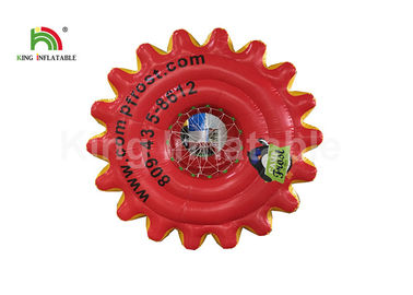 Jouet gonflable adapté aux besoins du client coloré de jeu de sport de boule de roulement de l'eau de PVC pour le parc aquatique
