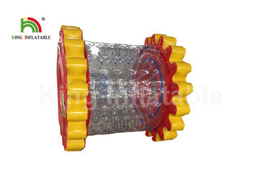 Jouet gonflable adapté aux besoins du client coloré de jeu de sport de boule de roulement de l'eau de PVC pour le parc aquatique