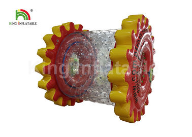 Jouet gonflable adapté aux besoins du client coloré de jeu de sport de boule de roulement de l'eau de PVC pour le parc aquatique