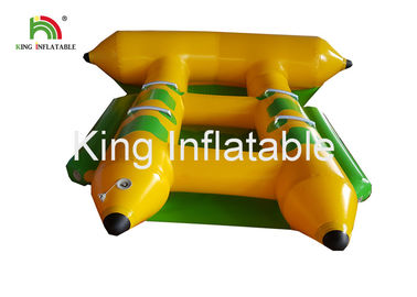 Bateau remorquable gonflable commercial de poissons de vol de l'eau de PVC pour 4 personnes