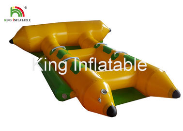 Bateau remorquable gonflable commercial de poissons de vol de l'eau de PVC pour 4 personnes