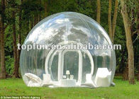 Tente gonflable campante de bulle d'arrière-cour, tente gonflable de pelouse d'espace libre pour des adultes et enfants