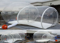 Tente gonflable extérieure commerciale énorme de bulle, tente gonflable de bulle de camping pour la personne 8