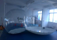 Globe gonflable de neige de Noël/tente claire de bulle avec le matelas d'air et la tirette