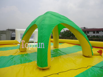 Événement gonflable coloré épousant la bâche verte de PVC de la tente 0.6mm de Chambre de plage