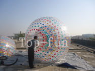 Boule gonflable de PVC Zorb d'amusement extérieur de l'eau/boule de roulement humaine pour l'herbe ou la plage