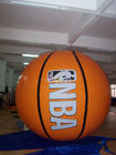 La publicité gonflable de terrain de jeu monte en ballon la forme de basket-ball avec l'impression de Digital