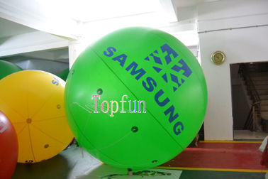 L'hélium en plastique d'Infalatable de publicité extérieure d'événement monte en ballon avec la couleur multi