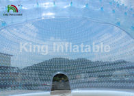 Imperméabilisez la structure gonflable de doubles couches de tente de bulle de dôme de PVC de 1.0mm