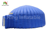 Tente gonflable d'événement de preuve de l'eau bleue avec le ventilateur/tente extérieure de dôme d'explosion