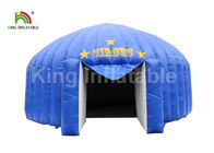 Tente gonflable d'événement de preuve de l'eau bleue avec le ventilateur/tente extérieure de dôme d'explosion