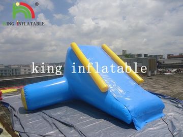 Glissière gonflable d'air de bâche de PVC d'U/forme de v 0.9mm grande pour l'eau Yelow/bleu