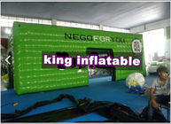 Tente gonflable verte de cube pour la publicité/événement différent gonflable