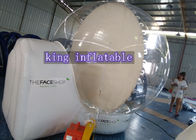 Tente gonflable extérieure de bulle de globe clair de neige de la CE pour l'exposition d'exposition