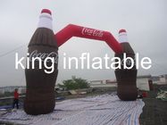 Voûtes gonflables de forme de bouteille de coca-cola pour la publicité/voûte gonflable d'entrée