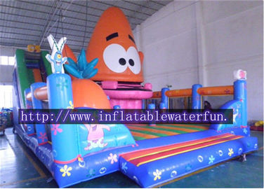 Parc d'attractions gonflable coloré de PVC avec la glissière pour des enfants et des adultes