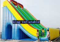 le PVC imperméable élevé de 12m gonflable sèchent la conception étonnante de glissière pour des jeux d'amusement