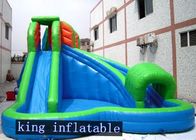 glissière gonflable mignonne de piscine de bâche de PVC de Platon de jaune de glissière d'eau de 7 x de 3m pour des enfants