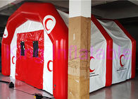 Ventilateurs gonflables de la CE de tente de PVC coutume rouge/blanche pour événements extérieurs/d'intérieur