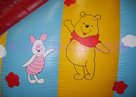 PVC imperméable Winnie the Pooh rouge/de jaune/bleu un de large glissière sèche explosion joue