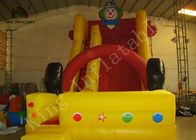 Chambres sèches gonflables de rebond de PVC de thème de clown de glissière de 7*4*5.5m pour des enfants