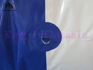 Jouet sautant de l'eau de secousse de PVC de GV de parc aquatique bleu d'explosion, goutte gonflable de l'eau