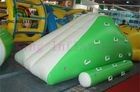 Jouet gonflable durable de l'eau de PVC d'enfants, de l'eau iceberg blanc/mini explosion de vert
