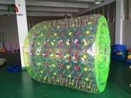 Le double fou d'amusement jouet gonflable a posé de PVC/TPU eau, rouleaux gonflables intéressants