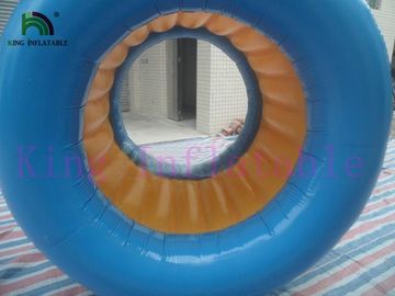 Jouet de marche bleu/de jaune eau gonflable de boule de PVC de l'eau de roulement pour le parc aquatique