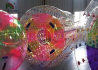 Jouet gonflable de l'eau de PVC/TPU de la coutume 1.0mm, boules de roulement de marche de l'eau gonflable