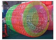 3m longs * diamètre 2,4 boule de roulement gonflable de jouet rouge/vert de l'eau/eau pour l'amusement