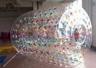 Boules de roulement gonflables de l'eau de PVC de jouet transparent coloré d'explosion