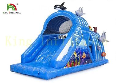 Le monde coloré de mer badine le parcours du combattant gonflable de jouets d'intérieur avec les matériaux ignifuges de PVC