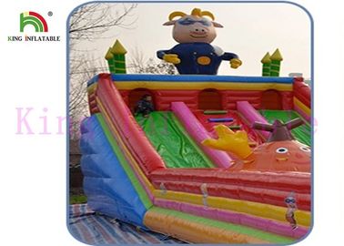 Faites sauter la glissière sèche de Gbond/glissière gonflable commerciale avec le jeu Paradise de videur pour des enfants